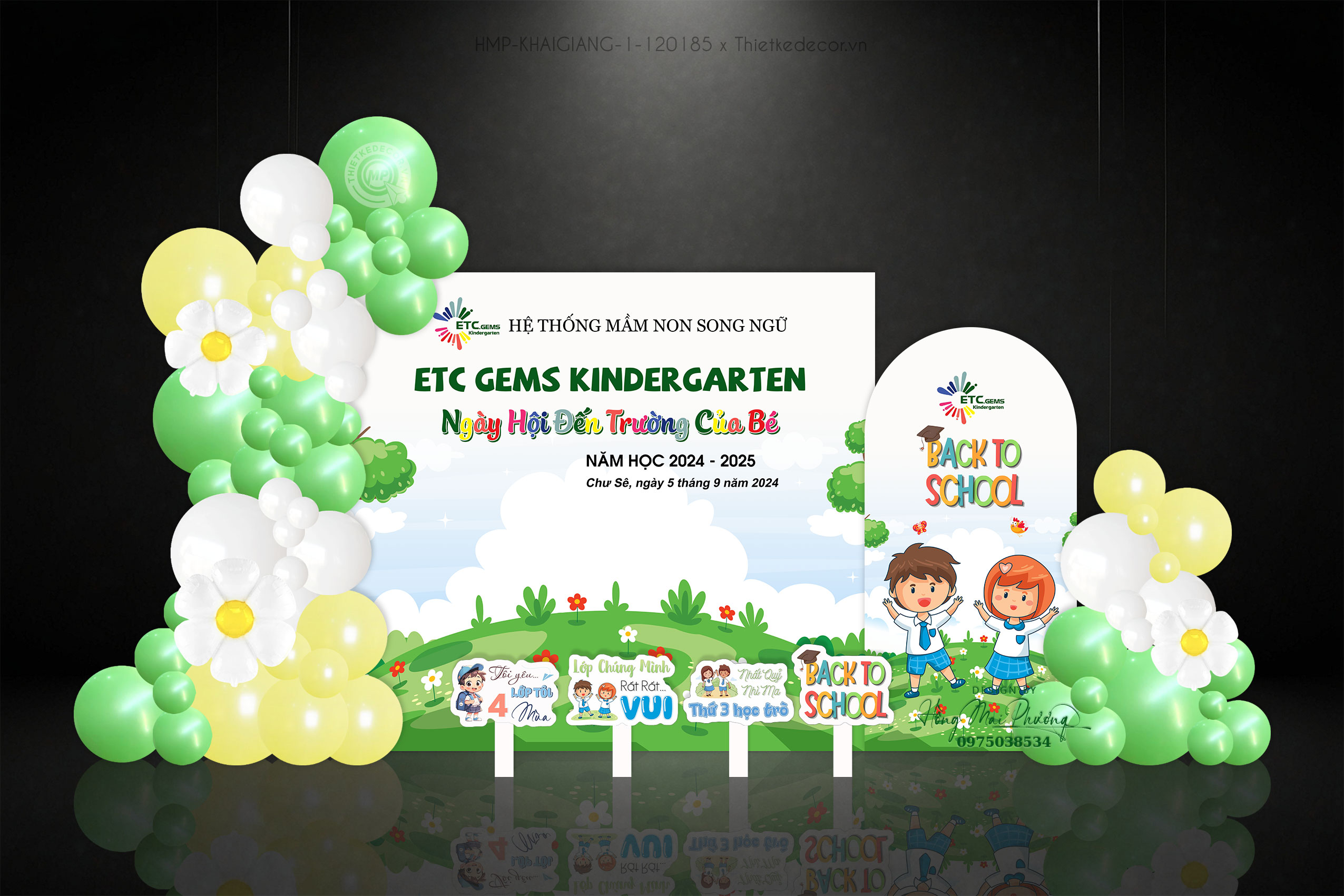 Khai giảng mầm non - cấp 1 - Ngày hội đến trường của bé